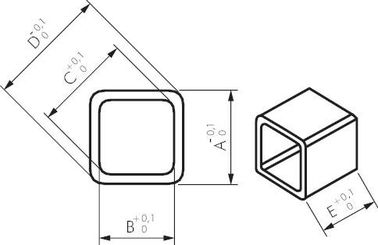 ISO5211 klepactuator het Opzetten de Adapterkoker van de UitrustingenDrijfas voor Vierkante Montage
