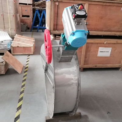 Pneumatische actuator bediende demper Hoogtemperatuur vlinder demper gemotoriseerde vlinder demper