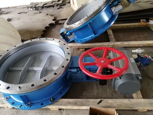 Pneumatische actuator bediende demper Hoogtemperatuur vlinder demper gemotoriseerde vlinder demper