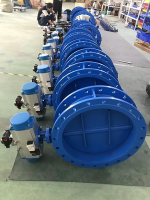Pneumatische actuator bediende demper Hoogtemperatuur vlinder demper gemotoriseerde vlinder demper