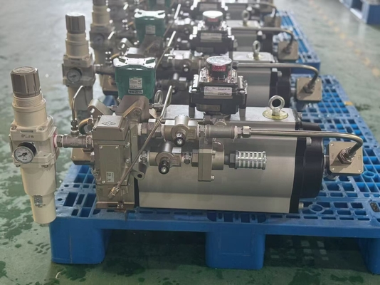 Double Acting NAMUR Pneumatic Air Actuator with Nickel Plating