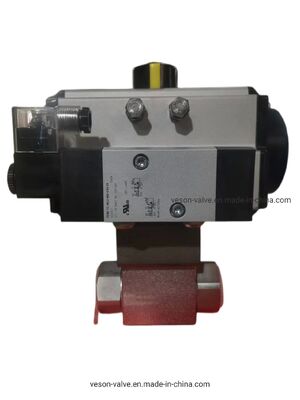 Pneumatische rack- en pinion actuator met 3878NM uitgangsmoment VDI/VDE3845 Standard en 40-100psig luchttoevoer