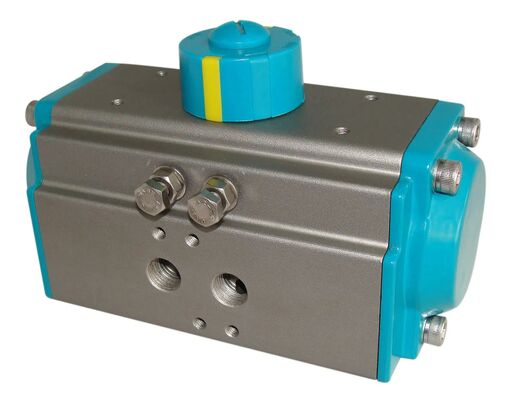Pneumatische rack-en-pinion actuator met 70NM uitgangsmoment, corrosiebestendig en Namur-aansluiting
