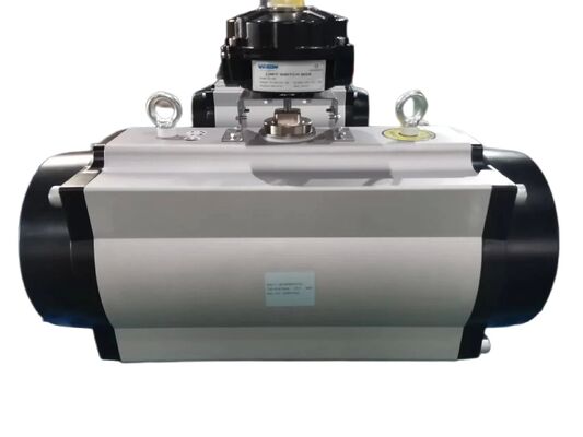 316 Floating Ball Valve van roestvrij staal met volledige poort en pneumatische actuator en flensaansluiting