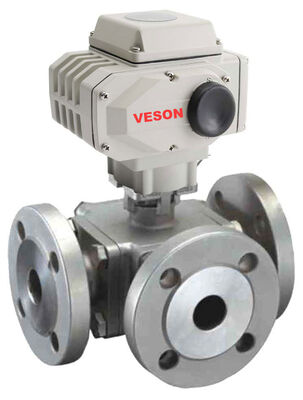 Electric Actuated Ball Valve with IP68 Enclosure Rating ANSI CLASS 150-900 and T or L Shape Ball