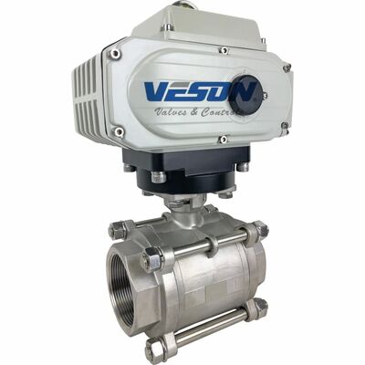 Electric Actuated Ball Valve with IP68 Enclosure Rating ANSI CLASS 150-900 and T or L Shape Ball
