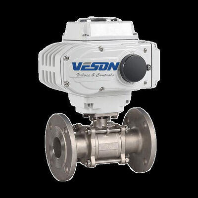 Elektrisch aangedreven kogelklep 3-PC-klemtype met ISO5211-standaard en PN1.0-32.0MPa drukclassificatie