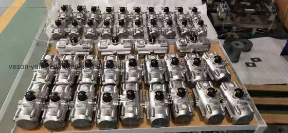 Roestvaststalen corrosiebestendige pneumatische actuator voor maritieme offshore olie- en gasplatforms