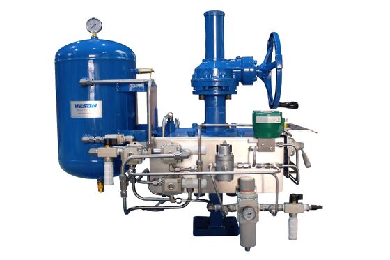 Dubbelwerkende stalen pneumatische lineaire actuator voor aangepaste kleppentoepassingen