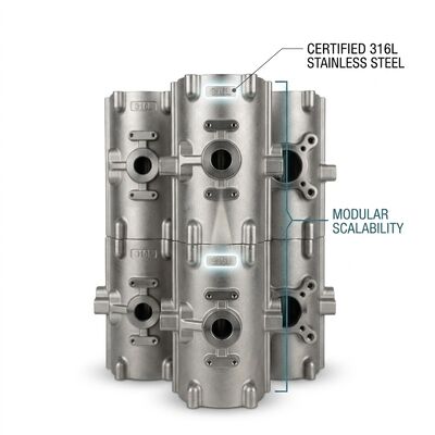 Spring Return Pneumatic Quarter Turn Actuator Rack Pinion Design ISO5211 Certified for Valve Automation