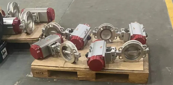 12 Inch ANSI 150lb Nokkelvlinderklep Precisie Geconfigureerd met NBR Zitting Afstandsbediening Klepbediening