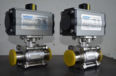 Gedrukt Butt Weld 3 Piece Ball Valves 1000 WOG 3 Piece 316 roestvrij staal Socket Weld Ball Valve (Locking Handle)