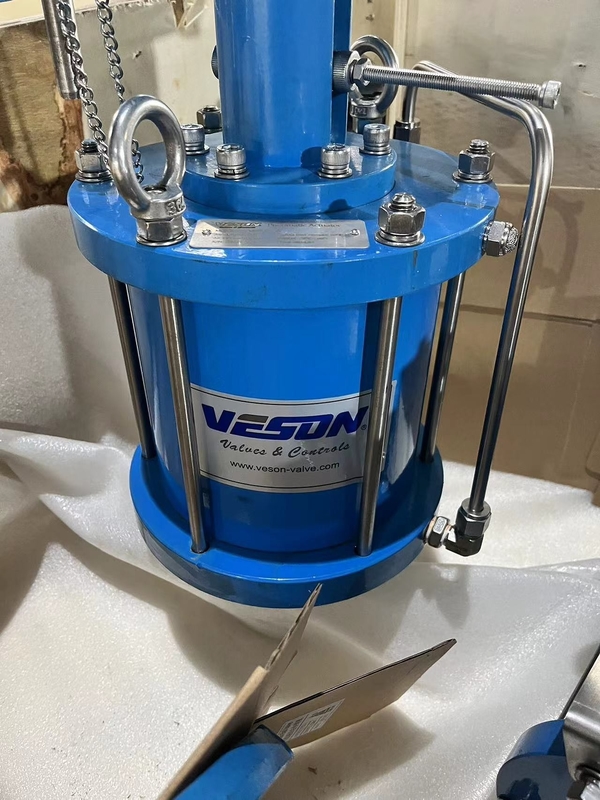 Lineaire pneumatische aandrijving actuator automatiseren van de meeste soorten van stijgende stam klep