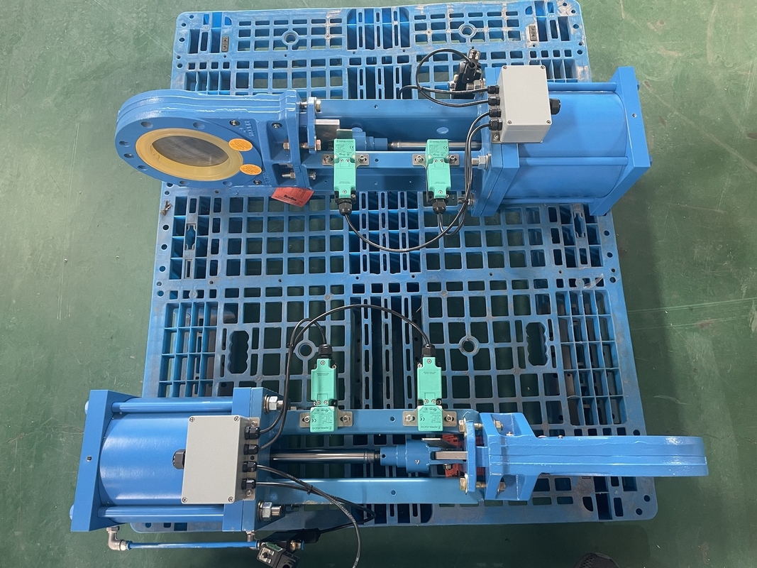 Pneumatische actuator van pijpleidingskleppen van gietijzer Pneumatische aan- en afklep / tweerichtingspneumatische klep Heavy Duty type
