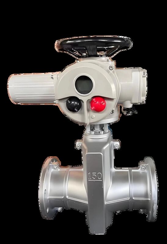 Elektrische klemklepoplossing met intelligente elektro-pneumatische positioner voor de stroom van slib in de mijnbouw