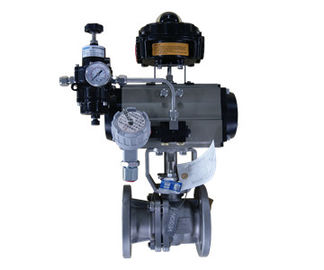 Watermedia Pneumatisch van Klep DN25-DN500 met ISO 9001 de Pneumatische klep van de luchtcontrole