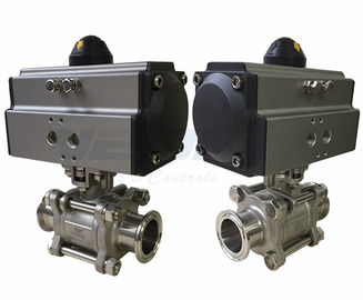 Roestvrij staal Pneumatisch van Klep van de Klep/3 Manier Pneumatische Controle 1/2 tot 3“