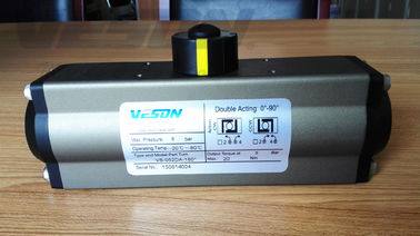 Dubbelwerkende Horizontale Pneumatische Luchtactuator PTFE Met een laag bedekte Hoogte - lage Temperatuur