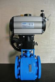 PN10 ceramische de Controleklep van de Kogelkleppendn25 Pneumatische Lucht