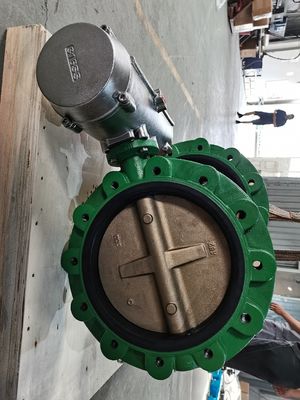 SS316 pneumatisch het Zeewaterabs van Vleugelkleplucht In werking gesteld Marine Service Certificaat voor shipsidegebruik