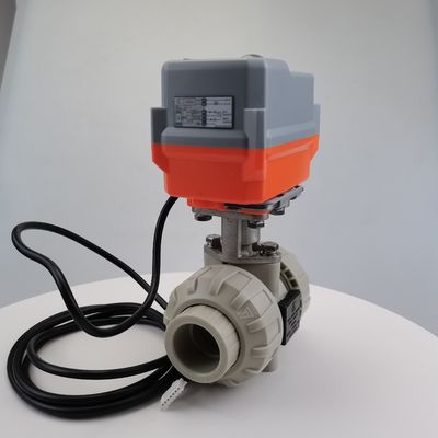 van de de Kogelklepslijtage van 1.6MPa PPH UPVC de Elektrische Aangedreven klep van de de Weerstands minimotor